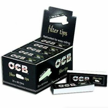 OCB Black 1 1/4 Paper w/Filter Tips